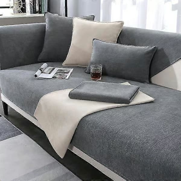 Skridsikkert Vintage Sofabetræk - Sofabetræk Grå 90x180cm Grey 90x180cm