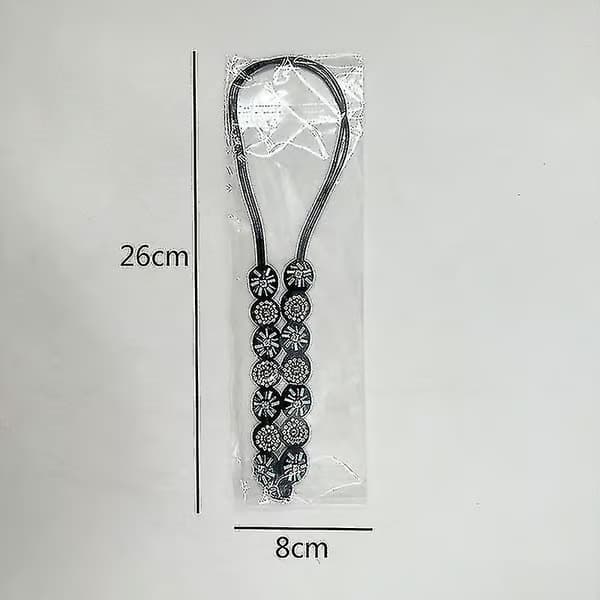 6 stk. elastiske hårbånd med rhinstein og perler, trendy håndlagde elastiske krystallhårbånd for damer, kvinner og jenter, hårsmykker og tilbehør