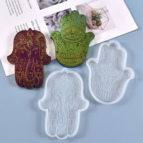 DIY-kodinsisustus lasinalusmuotti DIY-askartelu koruteline epoksi