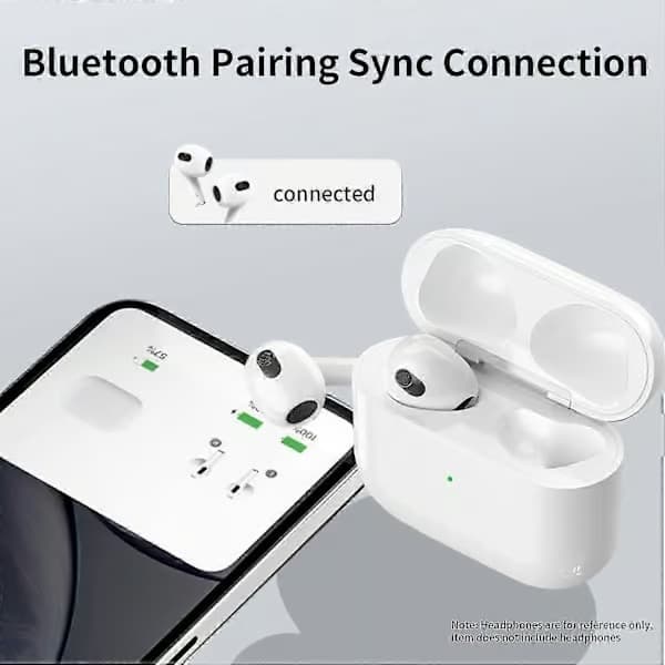 Kompatibelt AirPods 4 laddningsfodral, trådlöst Bluetooth-headsetfodral med USB-C-port