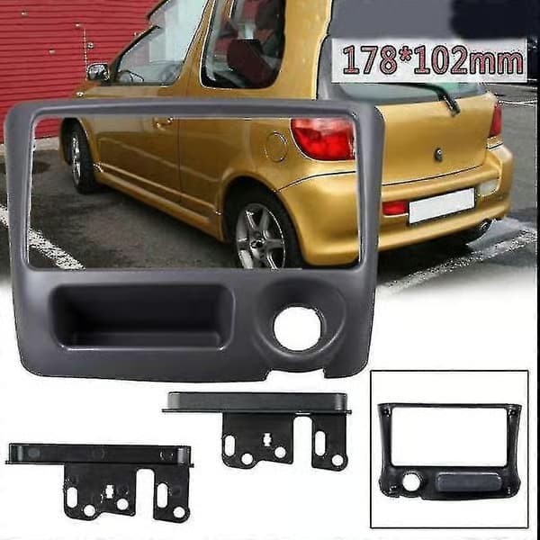 2 DIN bilradio-panel kompatibelt med Toyota Yaris Echo Vitz 1999-2005-m.3880