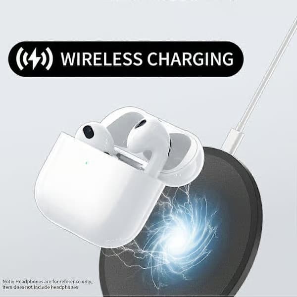 Kompatibelt AirPods 4 laddningsfodral, trådlöst Bluetooth-headsetfodral med USB-C-port