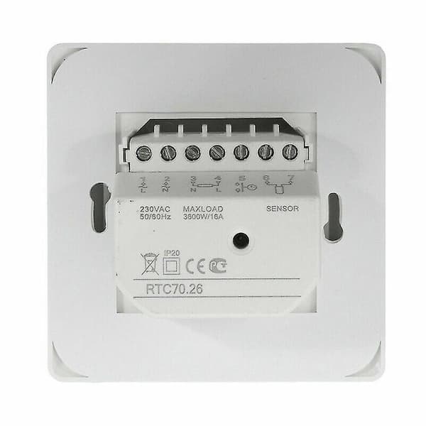 Elektrisk golvvärmetermostat temperaturkontrollbrytare + sensorkabel