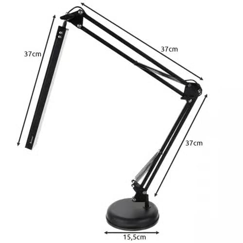 Skrivebordslampe med arm - LED-bordlampe_Flott gave