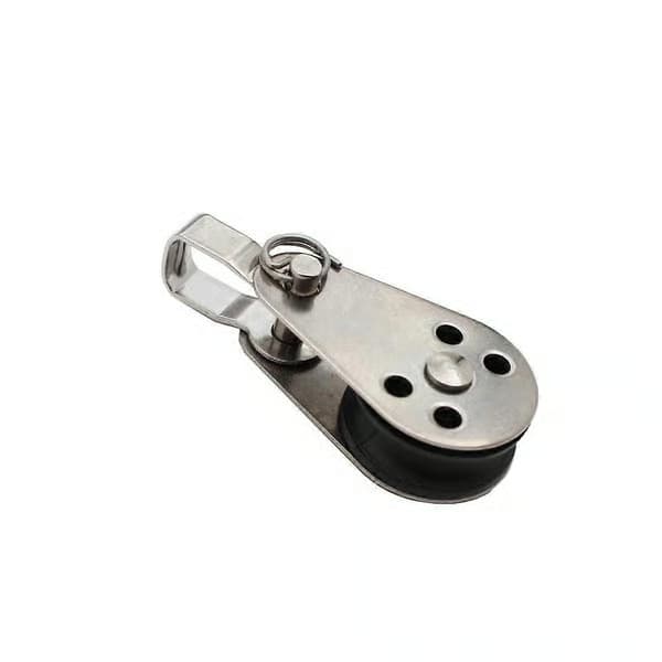 Stykker rustfrit stål remskive nylon remskive sejlbåd skib remskive nylon reb remskive vuggende