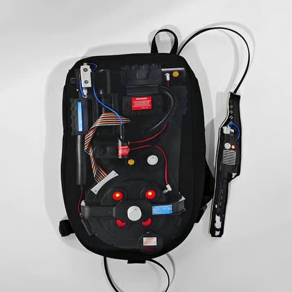 Ghostbusters Halloween-kostume til voksne, Deluxe Ghostbusters-heldragt til mænd, Ghostbusters Proton-rygsæk