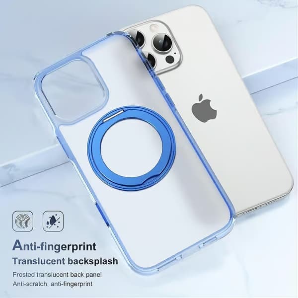 Deksel til iPhone 16 Pro Max (Gjennomsiktig blå)