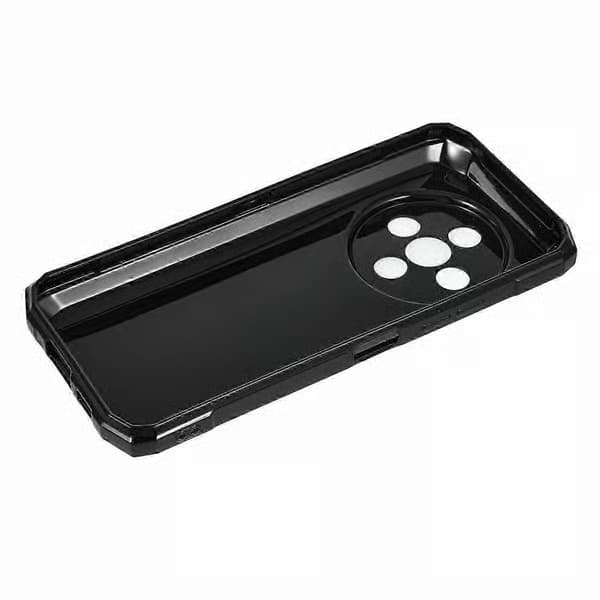 Mykt TPU-deksel for Doogee Fire 6 med fallbeskyttelse og mobildeksel (svart)