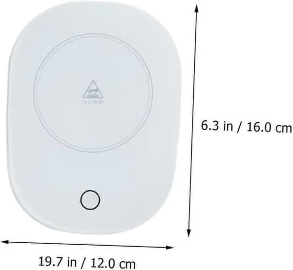 USB Kaffekopvarmer 55°C Konstant Varmeplade til Skrivebord, Kontor, Hjem, Te, Mælk, Kaffe