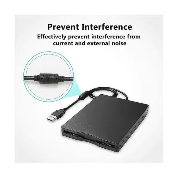 USB Diskettedrev 3,5 tommer eksternt bærbart 1,44 MB FDD diskettedrev til Windows 7 8 200