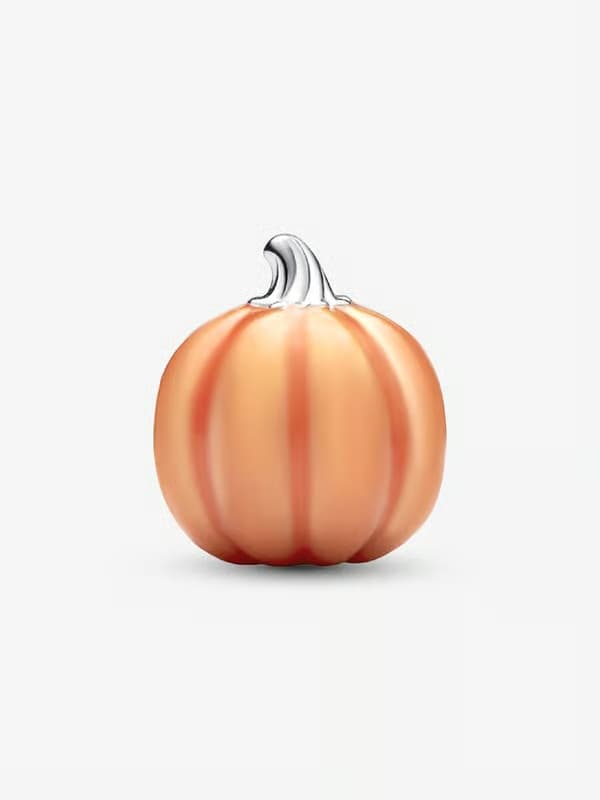 Pandora - Luminous Spooky Pumpkin Charm - Sterling Sølv