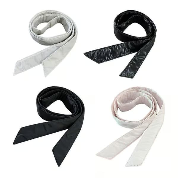 Vinter vatteret dunjakke til kvinder erstatningsbælte bælte dame 180 cm taljebånd White