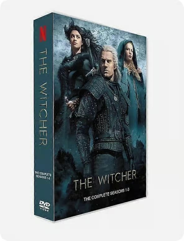 The Witcher Sæson 1-4 Engelsk version DVD TV-serie 11 diske