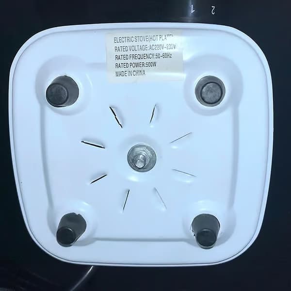 500W Mini Elektrisk Kogeplade Bordmodel Praktisk Solid Kogeplade Varmeovn Køkkenmadlavning