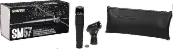 Shure SM57 Dynamisk Instrumentmikrofon, Elektronisk Tilbehør