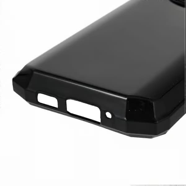 Mykt TPU-deksel for Doogee Fire 6 med fallbeskyttelse og mobildeksel (svart)