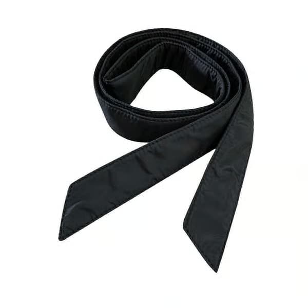 Vinter vatteret dunjakke til kvinder erstatningsbælte bælte dame 180 cm taljebånd Matte Black