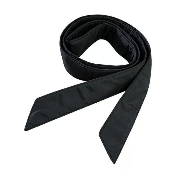 Vinter vatteret dunjakke til kvinder erstatningsbælte bælte dame 180 cm taljebånd Matte Black