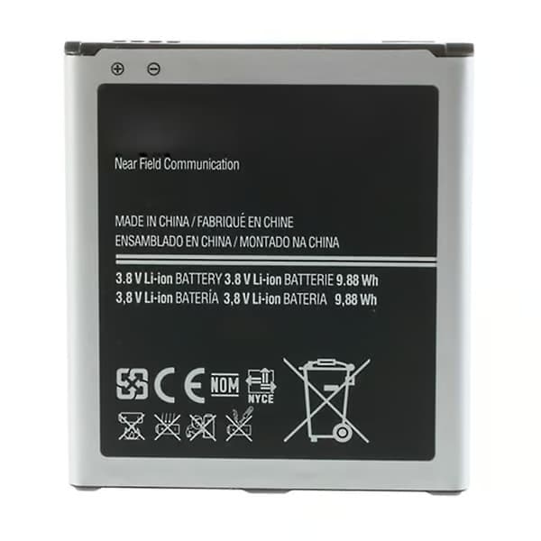Erstatningsbatteri til Samsung Galaxy S4 IV I9500 3,80V 2600mAh Li-ion (kode: B