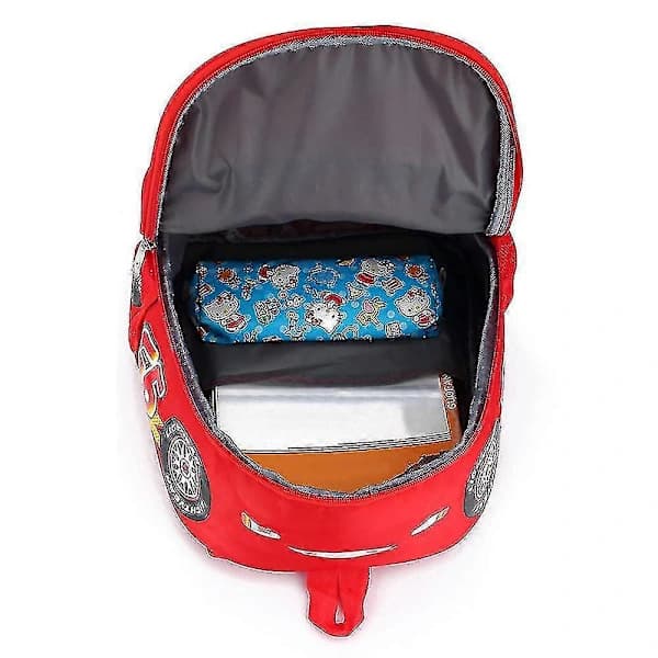 Lightning McQueen Cars print rygsæk til drenge [DB] Red