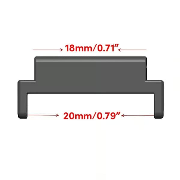 Quick release urrem, metalforbindelse, adapter til 18mm-20mm Rose gold Rose Gold