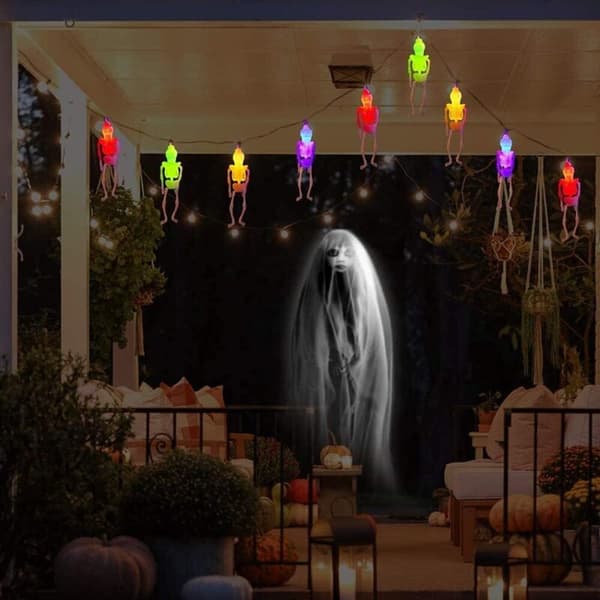 Halloween-valosarja luurankokuvioilla – 3 m, 20 LEDiä