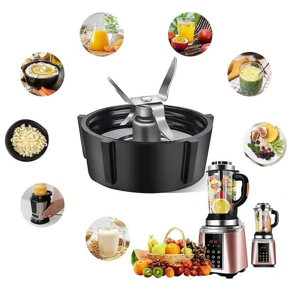 Reservedele til Osterizer blender, 4-punkts kniv med 2-delt gummipakning 49
