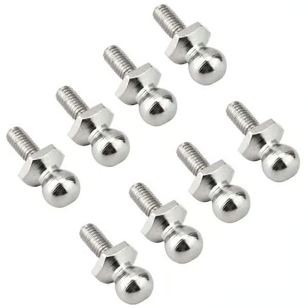 8 stk. 4,8 mm kulebolt for Sakura D3 CS Sport 1:10 RC-modellbil
