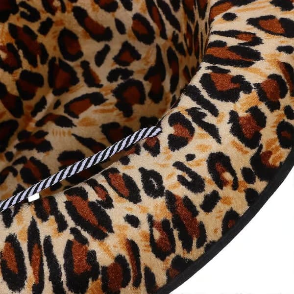 Leopard Cowboyhatt Kostymehatter til dekorasjon 4 stk pustende stoffmateriale