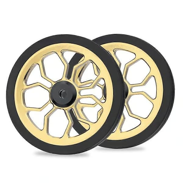 LP 82mm Easywheel til foldecykel, stort støttehjul, cykeltilbehør, sølv