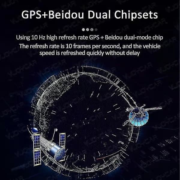 Senaste GPS HUD Digital Hastighetsmätare Plug & Play Alla Bilar Stor Font Kmh Mph Biltillbehör [DB]