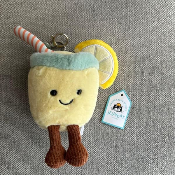 Jellycat Lemonade Bag -pehmoavainnippu