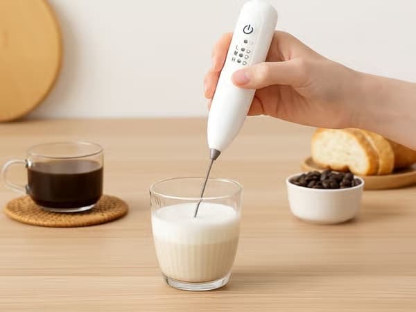 Elektrisk Mjölkskummare - Sladdlös Handvisp för Kaffe