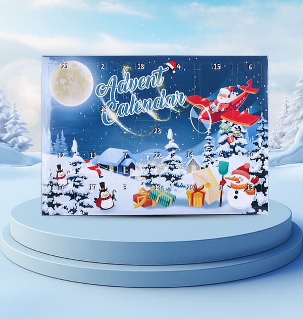 Pusselspel Adventskalender 2026 Barn & Vuxna 24 Dagar med Julkalenderpresenter