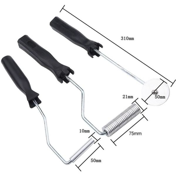 3-delt boblefjernerulle, boblepaddelværktøj, aluminiumslegering glasfiberkit til forme, harpiks, kompositmaterialer