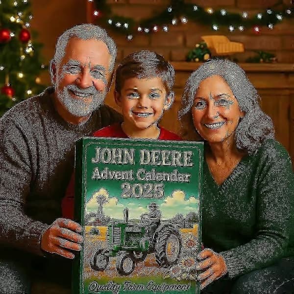 2026 24-dagers John Deere adventskalender nedtellingskalender