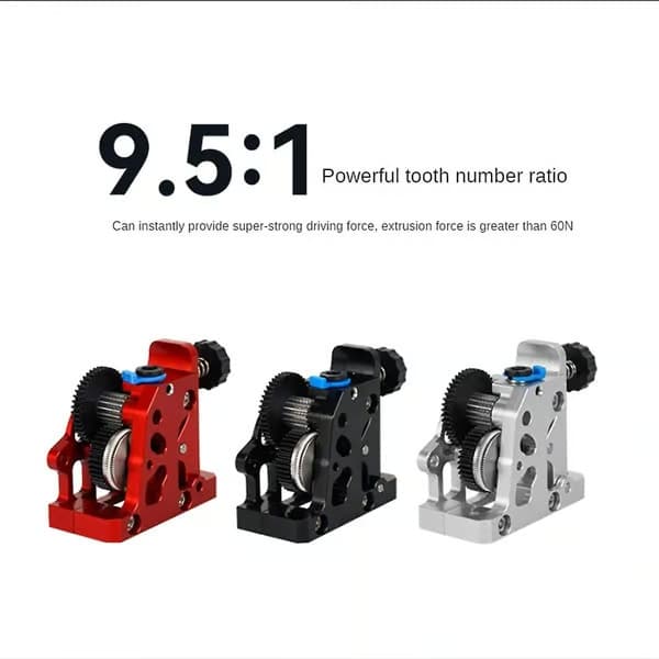 LITE-Extruder Dubbelväxel Extruder Reduktionsväxel 3D-skrivardelar för CR10-Röd Extruder