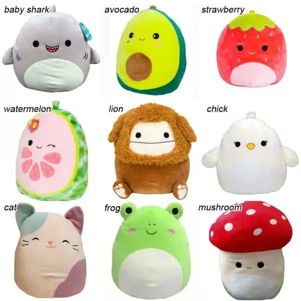 25 cm Squishmallow -tyynypehmolelu AVOKADO