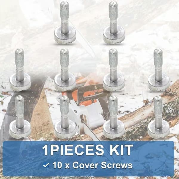 Skruesæt til dæksel til Stihl motorsav model MS231, MS231C, MS251, MS251C, MS271, MS271C, MS291, MS291C, KMA135R, FSA135R Erstatter 9022-319-1028