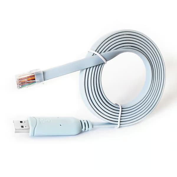 USB RJ45 konsollkabel 6 fot (1,8 m) Windows 8, 7, Vista, Linux RS232