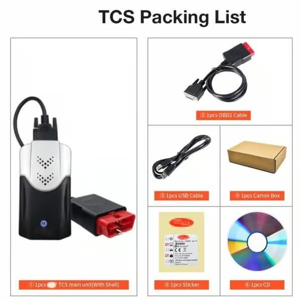 Diagnostiikkatyökalu - DS150E TCS VCI - Bluetooth - OBD2 - Dual PCB V3.0