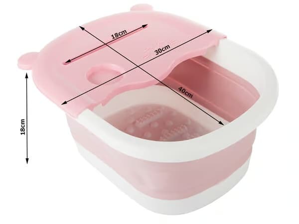 Sammenleggbart fotbad - Balje Rosa