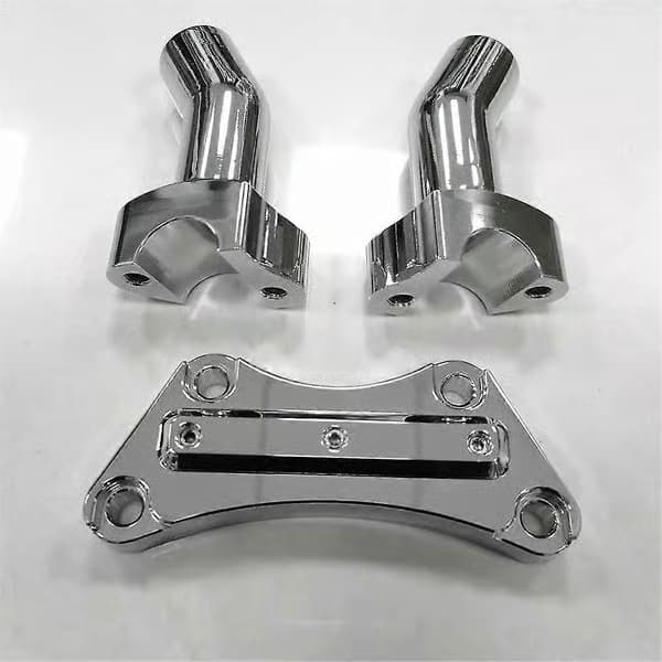3-1/2 tommer pullback styr-riser & topklemme-sæt til Dyna Softail Fat Boy