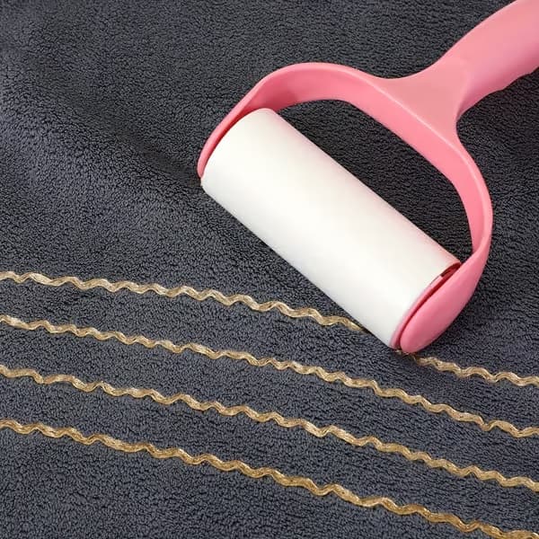 Lyxig handduksset med guldfärgade ränder i modern design - Rektangulära mikrofiberhanddukar lämpliga för hem, spa 6 st Hvid+mørkegrå