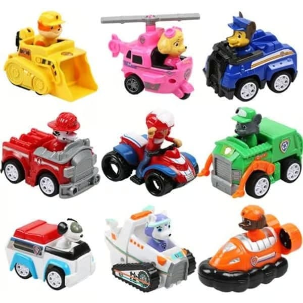 Paw Patrol køretøj med 9 figurer, 35 20 5 cm - blå