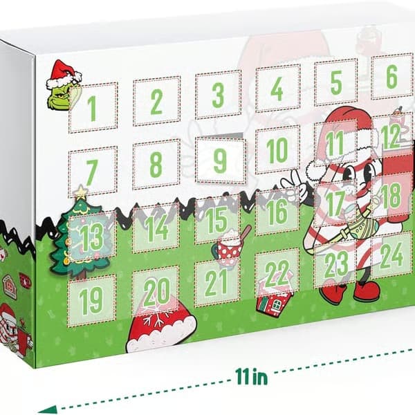 Julekalender nedtellingskalender 24-dagers julekalender[GKS]