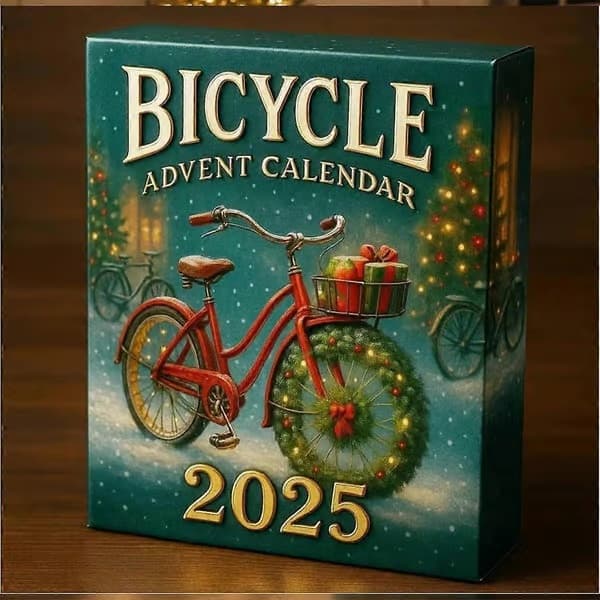 2026 Sykkel-tema adventskalender 24-dagers jule-nedtelling-A A
