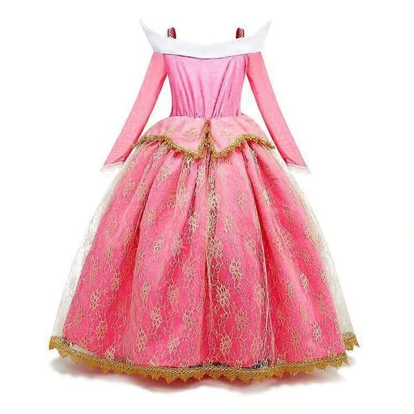 Aurora Prinsessekjoler til piger Tornerose kjoler Aurora kjoler Halloween børnekjoler scene kostumer fest prinsesse kostumer 150cm