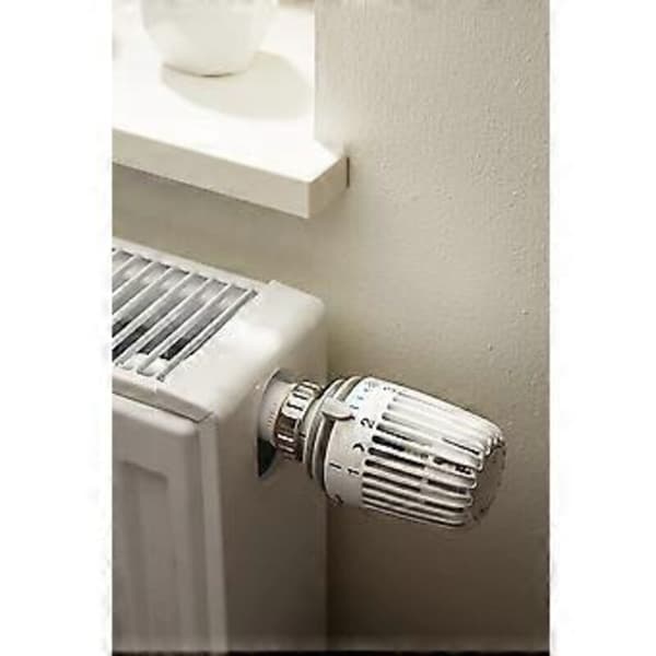 Termostathuvud med integrerad sensor, vit