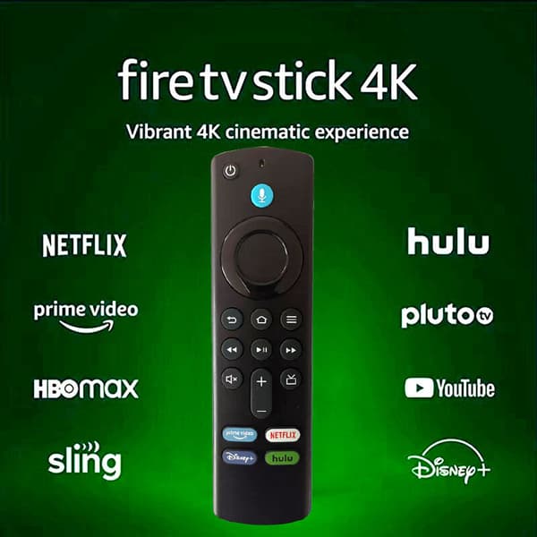 Ny Amazon Alexa stemmestyrt fjernkontroll med Bluetooth 4K.